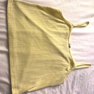 Pastel yellow tanky 💛 not my size😅